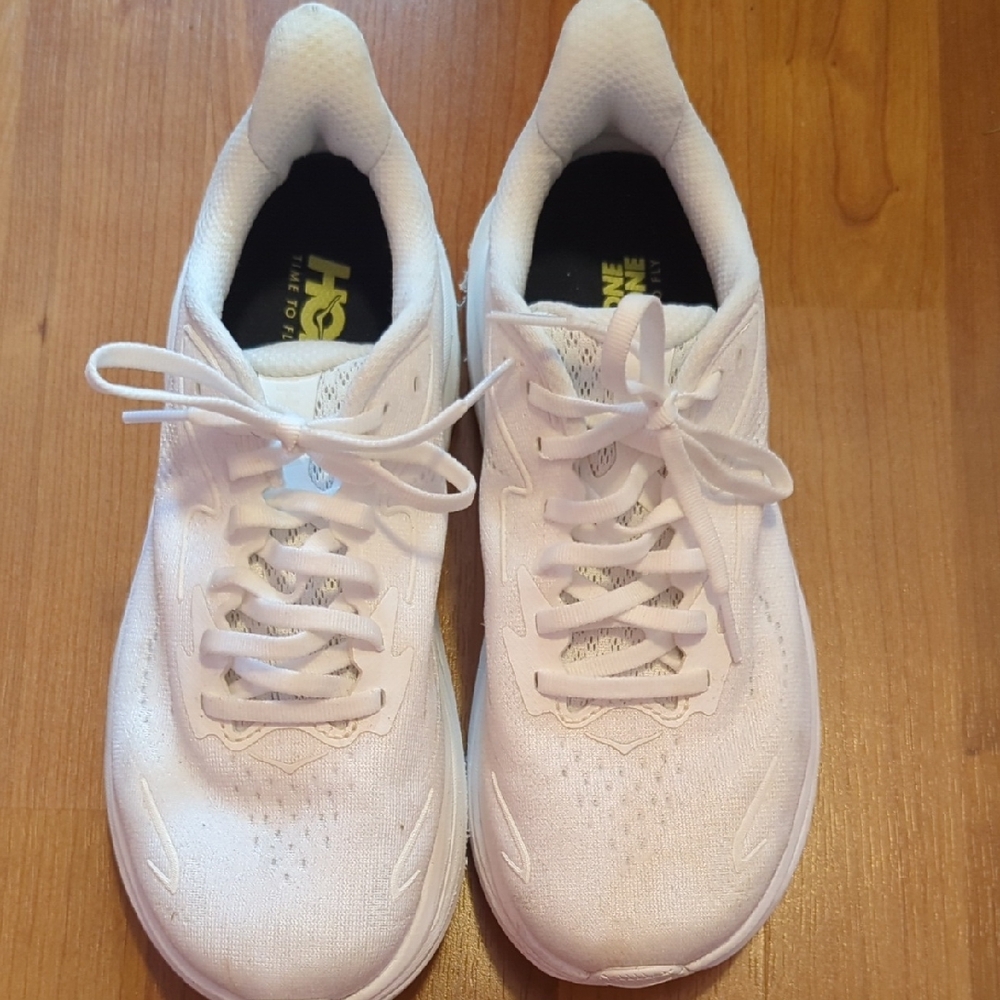 Hoka White Running Shoes